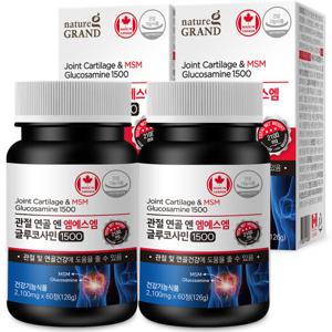 MSM 엠에스엠 조인트 글루코사민 60정 2통 2개월분