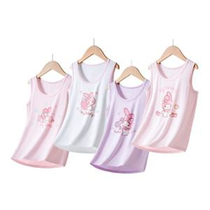 마이멜로디 캐릭터 민소매 2매입세트 어린이 아동 유아동 키즈 주니어 상의 속옷 메리야스 난닝구 런닝