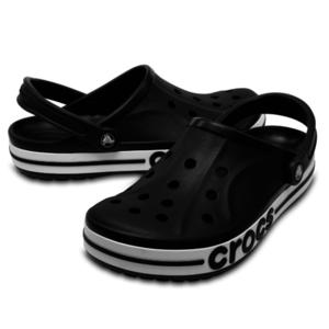 크록스 바야밴드 클로그 슬리퍼 블랙