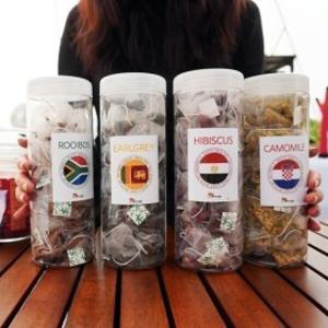 대용량100티백 캐모마일 히비스커스 페퍼민트 차 모음 자스민차 로즈마리 레몬그라스차 홍차 루이보스 티