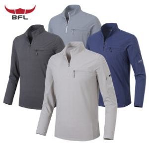 2026 버팔로 봄 남성 컴포트 집업티 기능성 스포츠 등산 골프 트레이닝 작업복 티셔츠 BFL