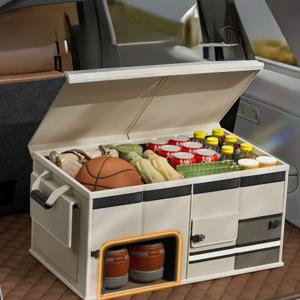 프리미엄 차량용 신발수납함 깔끔이 트렁크 정리함 멀티 폴딩박스