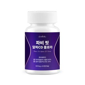 퓨잇 파비 핏 알파CD 플로라 1개월분 60정 x1개 식약청 인증 HACCP 인증