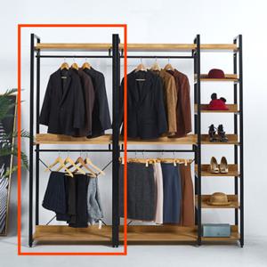 브랜디홈 드레스룸 시스템장 2단행거 800 / 시스템옷장 인테리어