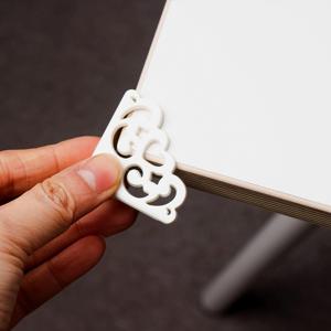 가구 코너 하트 모서리 보호대 4개입/책상/테이블/식탁/충돌방지/가드/커버/보호/쿠션/안전/다용도/PVC