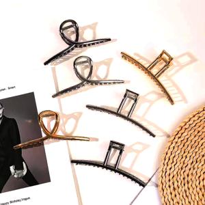 2종 1세트 13.5cm 빅사이즈 광폭 메탈 집게핀