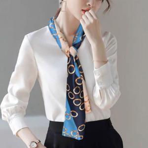 1+1+1 쉬폰 실크 봄 가을 여성 롱 스카프  1+1+1 행사 중