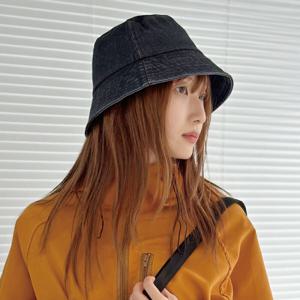 여성 데님 버킷햇 봄 가을 벙거지 모자