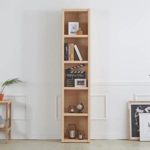 오픈형 슬림 틈새 5단 400 책장 거실 서재 미니 낮은 진열장 인테리어 수납 책꽂이