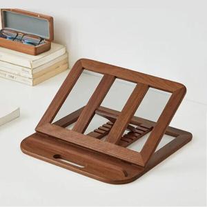 다용도 우드 원목 6단 각도조절 휴대용 책 독서대 태블릿 노트북 거치대 스탠드 받침대 (2개이상추가할인)