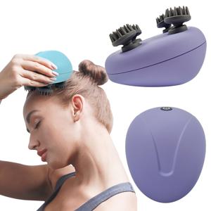 빼다 7급방수 건습양용 무선 전동 두피마사지기 샴푸브러쉬 머리 안마기