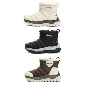 지프 JEEP 워머 코튼 키즈 숏부츠 유아 기모안감 패딩신발 23AW3202