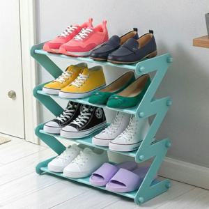슬림 4단 신발장 미니 신발정리대 틈새 조립식 원룸 신발장 현관 폭좁은 수납장