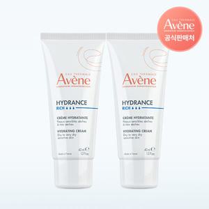 아벤느 이드랑스 리치 하이드레이팅 크림 40ml 2개 / 수분보습 피부진정 민감피부
