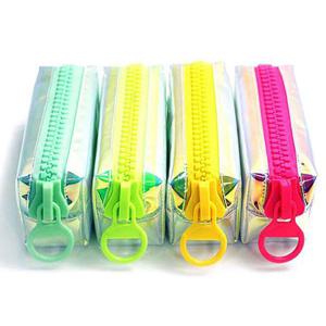 투명 왕지퍼 필통 파우치 대용량 홀로그램 필통 파우치 초등학생 저학년 필통 중학생 어린이날 선물