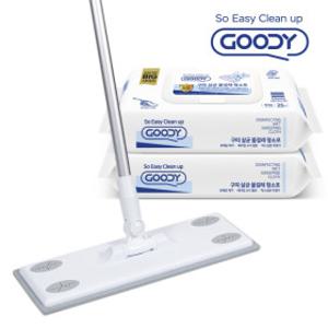 (25매 2팩 청소포 증정) 특대형 밀대 마대 걸레 청소 막대걸레 + 25매 청소포 2팩 증정