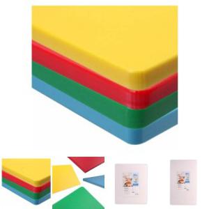 미진 업소용 위생도마 대형 칼라 유치원 도마 특3호 4/육류용/위생/주방/칼자국/안나는/생선용/학교/가정용