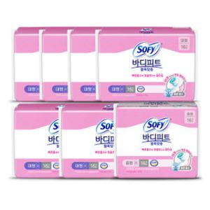 쏘피 바디피트 볼록맞춤 대형 16P 6개 + 중형 16P