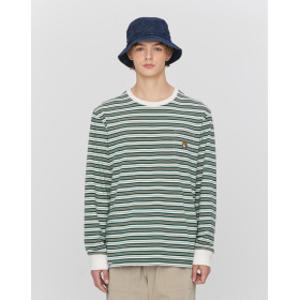 25FW 시즌오프HAZZYS PHIZ 그린 스트라이프 롱슬리브 SPTS5F902E1