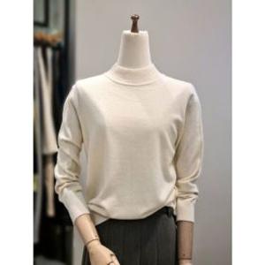 갤러리아 ab.f.z 무지 베이직 여성 반폴라니트 ACA1HW34A