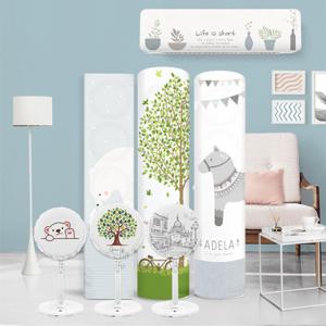 (시즌오프 역마진) 에어컨커버 /스탠드 벽걸이 원형 선풍기 덮개 에어콘 대형 스판 LG 삼성 듀얼