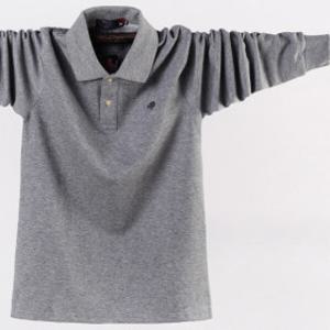 아웃사이즈 OA8339 빅사이즈 남성 가을겨울 도톰 카라 긴팔 티셔츠 XL-6XL