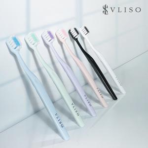 VLISO 브리소 마이크로와이드 더블벨벳 6개입 임산부칫솔 부드러운 잇몸마시지 칫솔 브리소 공식 직영몰