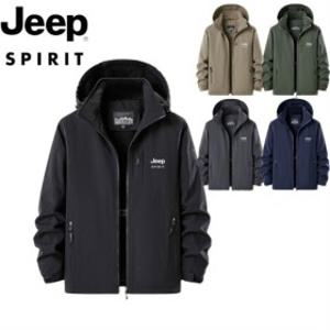 지프 JEEP SPIRIT 가을 겨울 탈부착 후드집업 바람막이 자켓 등산복 기모 패딩 도톰 패딩 M-5XL