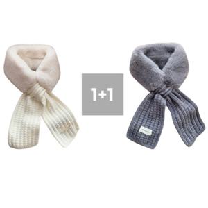 1+1 부드러운 FOBIELLA 패션 쁘디 퍼머플러 겨울목도리