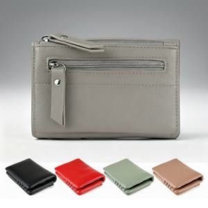 바비 여성 가죽 BB 중지갑 카드 지폐 동전 수납 5color