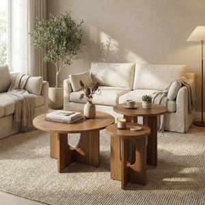 인테리어 좌식 원형 거실 테이블 소파 침대 협탁 쇼파 보조 탁자 사이드 티테이블