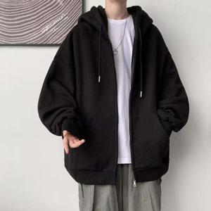 빅사이즈 여성 후드집업 후드티 지퍼 아우터 맨투맨