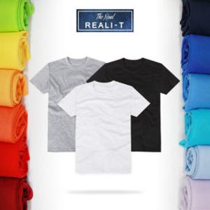 리얼리T/국산/남여공용/반팔티/무지티/흰티/면티