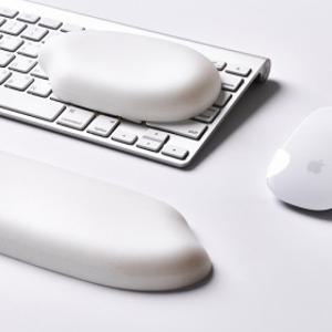 바림 말랑말랑 마우스+키보드 세트 손목받침대 게이밍 패드 쿠션 팜레스트