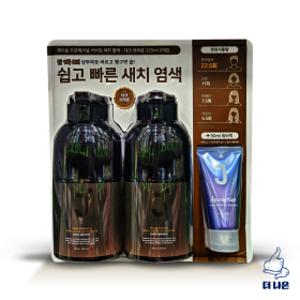 제이숲 커버업 새치염색 다크브라운 225ml X 2입