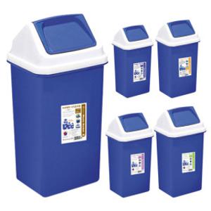 휴지통 사각휴지통 15L  20L  30L  50L  60L 아카데미 업소용 플라스틱 쓰레기통 분리수거통 청소도구