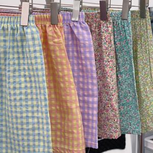 베이지베이글 여름 3부 시어서커 여성 잠옷반바지 홈웨어 여자잠옷 WHFP7