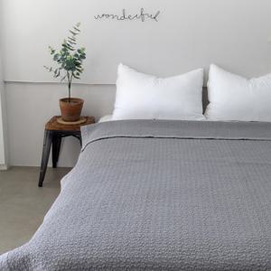 룸마이룸 피넛 순면 피그먼트 이불겸패드 K 180X215