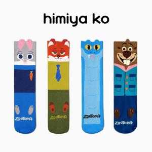 추동 주토피아 중목양말 4P 세트 2+2