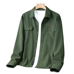 지프스피릿 JEEP SPIRIT봄가을 남성 캐주얼 코튼 셔츠 자켓 2403