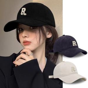 1+1 남녀공용 빅사이즈 대두볼캡 패션 커플모자 R로고 야구모자 1+1 행사 중