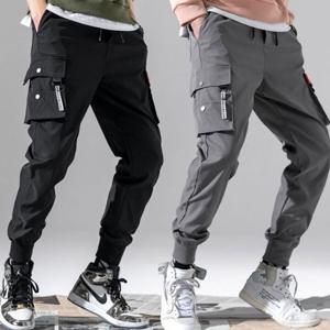 남성 겨울카고조거팬츠 포켓팬츠 밴딩바지 캐주얼 겨울 팬츠