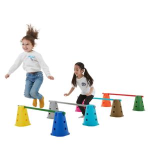 아이소파 아이짐 협동 허들넘기 놀이 IG-P032 유아 허들 장애물 단체 게임 체육 교구