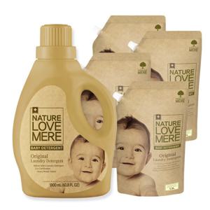 네이쳐러브메레 아기세탁세제 1800ml 용기형 1팩 + 1300ml 리필형 4팩 모음전