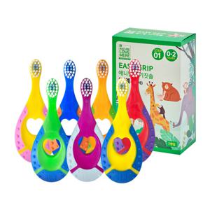 네이쳐러브메레 이지그립 애니멀 아기칫솔 1세트 7개입 +1세트 7개입 총 14개