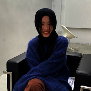 겨울 방한 여성 똑딱 투버튼 베이직 니트 바라클라바 여자 보온 넥워머 목도리 머플러 (2장이상추가할인)