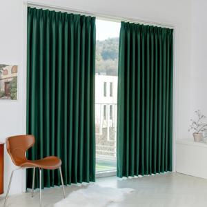 디망쉬 나비주름 형상기억 긴창 중대형 암막커튼 2장