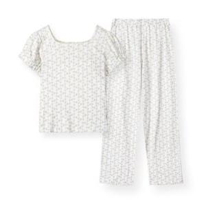 (신세계 사우스시티)오르시떼여성 F020 마그니피크 반소매+9부팬츠 파자마 세트