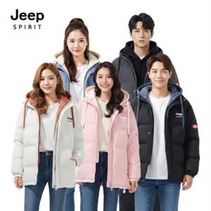 지프스피릿 JEEP SPIRIT 겨울 남여공용 하이킹 패딩 야상 캠핑 등산자켓 방수 방풍자켓 6677