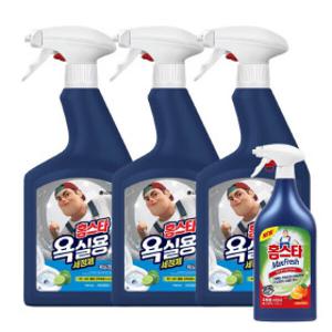 홈스타 맥스프레쉬 욕실용세정제 900ml 3개 + 홈스타 주방용 세정제 900ml 1개 증정